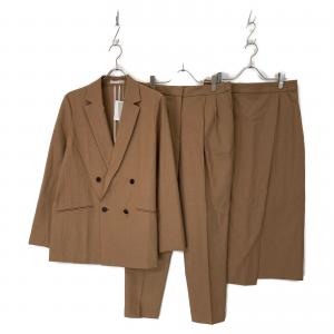 アイシービー 【洗える】 LooseWeave ダブルブレストジャケット パンツ スカート 最新の買取相場ご紹介