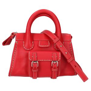 クロエ　EDITH レッド レザー 2WAYハンドバッグ 最新の買取相場ご紹介