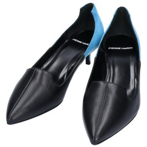 ピエールアルディ ブラック×ブルー レザー×スエード NL02 パンプス 最新の買取相場ご紹介