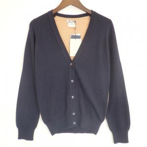 ジョンストンズ ×CYCLAS ネイビー/ブラウン カシミア ロングスリーブカーディガン 最新の買取相場ご紹介