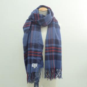 ジョンストンズ カシミヤ100 ブルーチェック マフラー 最新の買取相場ご紹介