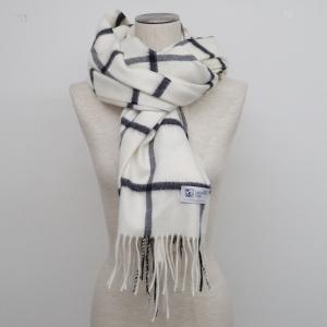 ジョンストンズ 白 チェックカシミヤ大判ストール 最新の買取相場ご紹介