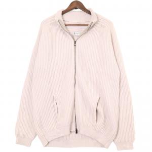 カシミヤ100 アームパッチ ジップアップカーディガン/ジャケット 最新の買取相場ご紹介