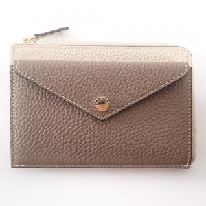 ボナベンチュラ アイボリーxエトープ エンベロープ ミニジップ ウォレット シュリンクレザー 最新の買取相場ご紹介