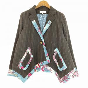 ケンゾー ストライプ×柄 変形 ジャケット 最新の買取相場ご紹介