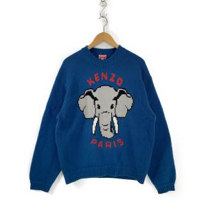 ケンゾー FD55PU3643BA Pixel Elephant Wool Sweater Blue 最新の買取相場ご紹介