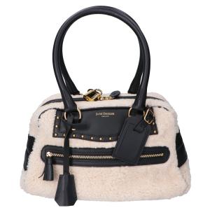 J&Mデヴィッドソン ホワイト×ブラック ヴィヴィ ムートン ハンドバッグ 最新の買取相場ご紹介
