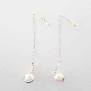 スタージュエリー K18WG アコヤパール チェーンピアス 1.2g 最新の買取相場ご紹介