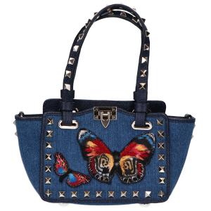 ヴァレンティノ デニム ロックスタッズ バタフライエンブロイダリー 2WAYミニハンドバッグ 最新の買取相場ご紹介