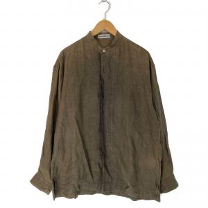 イッセイミヤケメン ME91-FJ544 カーキ リネン 先染め バンドカラーシャツ 最新の買取相場ご紹介