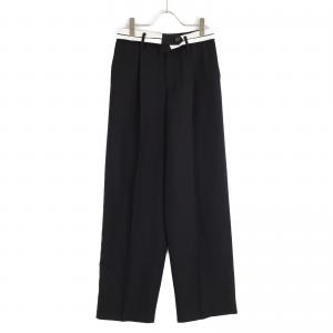 ルシェルブルー 25A68613 ブラック Folded Belt Trousers 最新の買取相場ご紹介