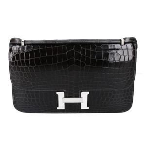 エルメス グラファイト SV金具 □Q ニロティカス クロコ コンスタンスエラン 最新の買取相場ご紹介