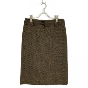 ブリオーニ マスタード×ブラウン 165015 レザー ベルトループ スカート 最新の買取相場ご紹介