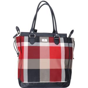 ブラックレーベルクレストブリッジ チェック柄×レザー トートバッグ 最新の買取相場ご紹介