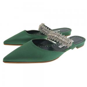 マノロブラニク LUTARAFLAT ルタラ クリスタルフラットシューズ 最新の買取相場ご紹介