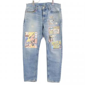 ヒステリックグラマー 02201AP11 コラージュパッチリメイクテーパードデニム 最新の買取相場ご紹介