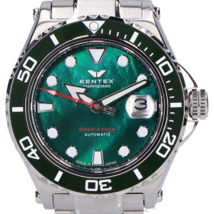 ケンテックス S706M-17 マリンマンシーホースII グリーンMOP 自動巻き時計 最新の買取相場ご紹介