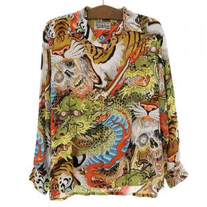 ワコマリア ×TIM LEHI 22AW L/S 虎×龍 ハワイアンシャツ 最新の買取相場ご紹介