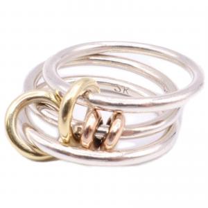 スピネリキルコリン SV×K18 ACACIA 3連リング 最新の買取相場ご紹介