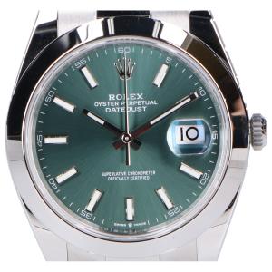 ロレックス 126300 デイトジャスト41 ミントグリーン 最新の買取相場ご紹介