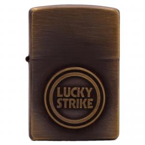 ジッポー 1994年 LUCKY STRIKE ラッキーストライク 立体ロゴメタル貼りライター 最新の買取相場ご紹介