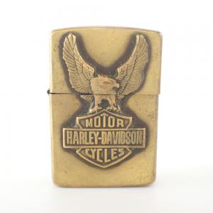 ジッポー×ハーレーダビッドソン マットゴールド 立体イーグル ライター 最新の買取相場ご紹介