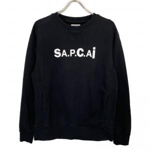 アーペーセー ×sacai 21SS ブラック コットン コラボレーションロゴ Tani Sweatshirt 最新の買取相場ご紹介
