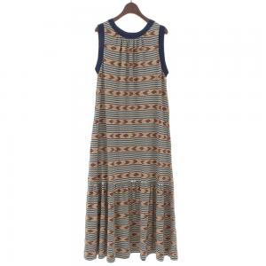 45R 70550512 インディゴ ジャガードボーダーノースリーブワンピース 最新の買取相場ご紹介