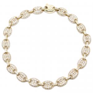 アバランチ K10 ラインストーン付き チェーンブレスレット 9.1⇒8.1g 最新の買取相場ご紹介