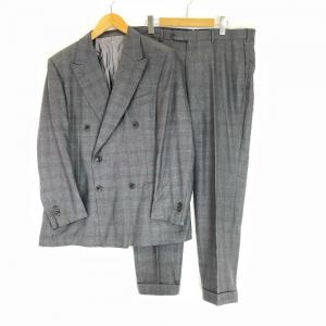 エルメネジルドゼニア 227225 グレー TROFEO 600 ウインドーペーンチェック ダブルスーツ 最新の買取相場ご紹介