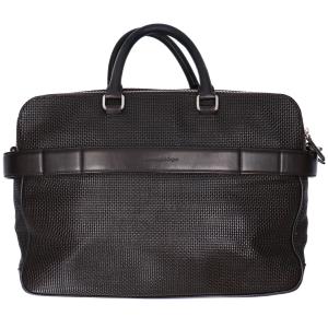 エルメネジルドゼニア ブラウン PELLE TESSUTA イントレチャート レザーハンドバッグ 最新の買取相場ご紹介