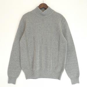 エルメネジルドゼニア COUTURE グレー カシミヤ100% スウェード モックネックニット 最新の買取相場ご紹介