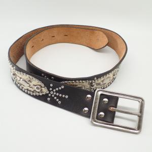 HTC パイソン ピーナッツ スタッズ レザーベルト 最新の買取相場ご紹介