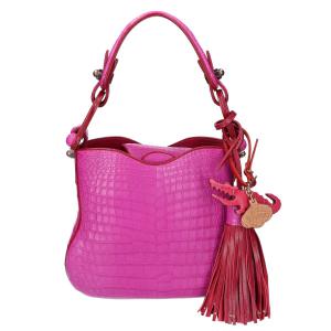 チビナイル フリンジ×ワニチャーム ワンショルダーバッグ 最新の買取相場ご紹介