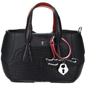 チビナイル ブラック クロコ バイカラー ハンドバッグ 最新の買取相場ご紹介