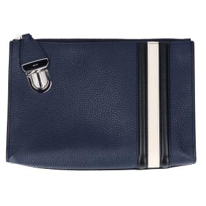 バリー ネイビー ストライプ レザークラッチバッグ 最新の買取相場ご紹介