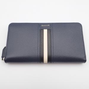 バリー ネイビー ストライプ ラウンドジップ長財布 最新の買取相場ご紹介