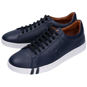 バリー ネイビー ロゴレザースニーカー 最新の買取相場ご紹介