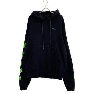 オフホワイト OMBB085F23FLE010 MOON CAM ARROW SKATE Hoodie 最新の買取相場ご紹介