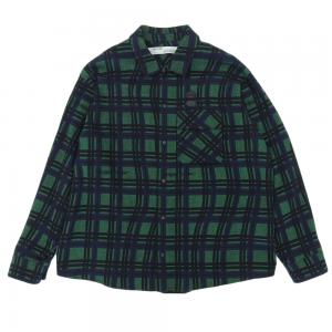 オフホワイト OMGA098S20H48020 エンブロイダリー フランネルチェックシャツ 最新の買取相場ご紹介