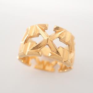 オフホワイト ゴールド アローロゴ リング 最新の買取相場ご紹介