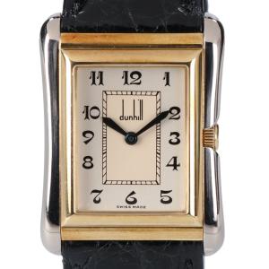 ダンヒル 750×SS 1995年 センテナリー コンビ スクエア 手巻き時計 最新の買取相場ご紹介