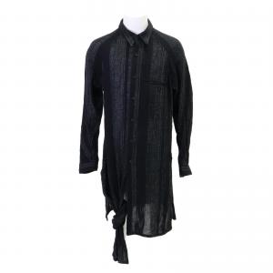 ヨウジヤマモトプールオム 24SS ブラック HS-B31-012 C/L S.T C M-TIED HEM STRIPE B 最新の買取相場ご紹介