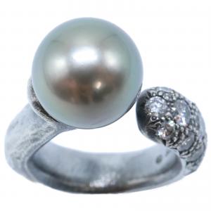 ハム hp-R22 ブラックパール11mm×グレーダイヤモンド0.81ct リング 最新の買取相場ご紹介