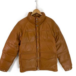 アベイシングエイプ ブラウン シープスキン レザーダウンジャケット 最新の買取相場ご紹介