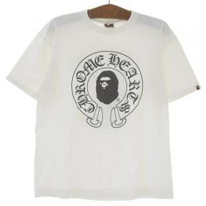 アベイシングエイプ ×CHROME HEATS コラボ ホワイト 半袖カットソー 最新の買取相場ご紹介