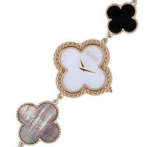 ヴァンクリーフ&アーペル 750YG マザーオパール ヴィンテージアルハンブラ ブレスレットウォッチ ウォッチ 最新の買取相場ご紹介