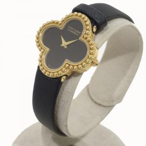 ヴァンクリーフ&アーペル 750YG オニキス ヴィンテージアルハンブラ クオーツ 最新の買取相場ご紹介