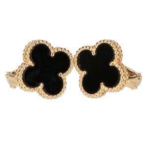 ヴァンクリーフ&アーペル 750YG ヴィンテージアルハンブラ オニキスイヤリング 最新の買取相場ご紹介