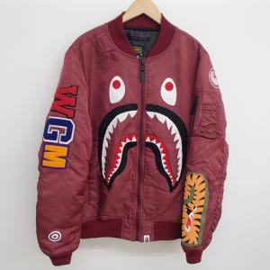 アベイシングエイプ ワイン MA-1 最新の買取相場ご紹介